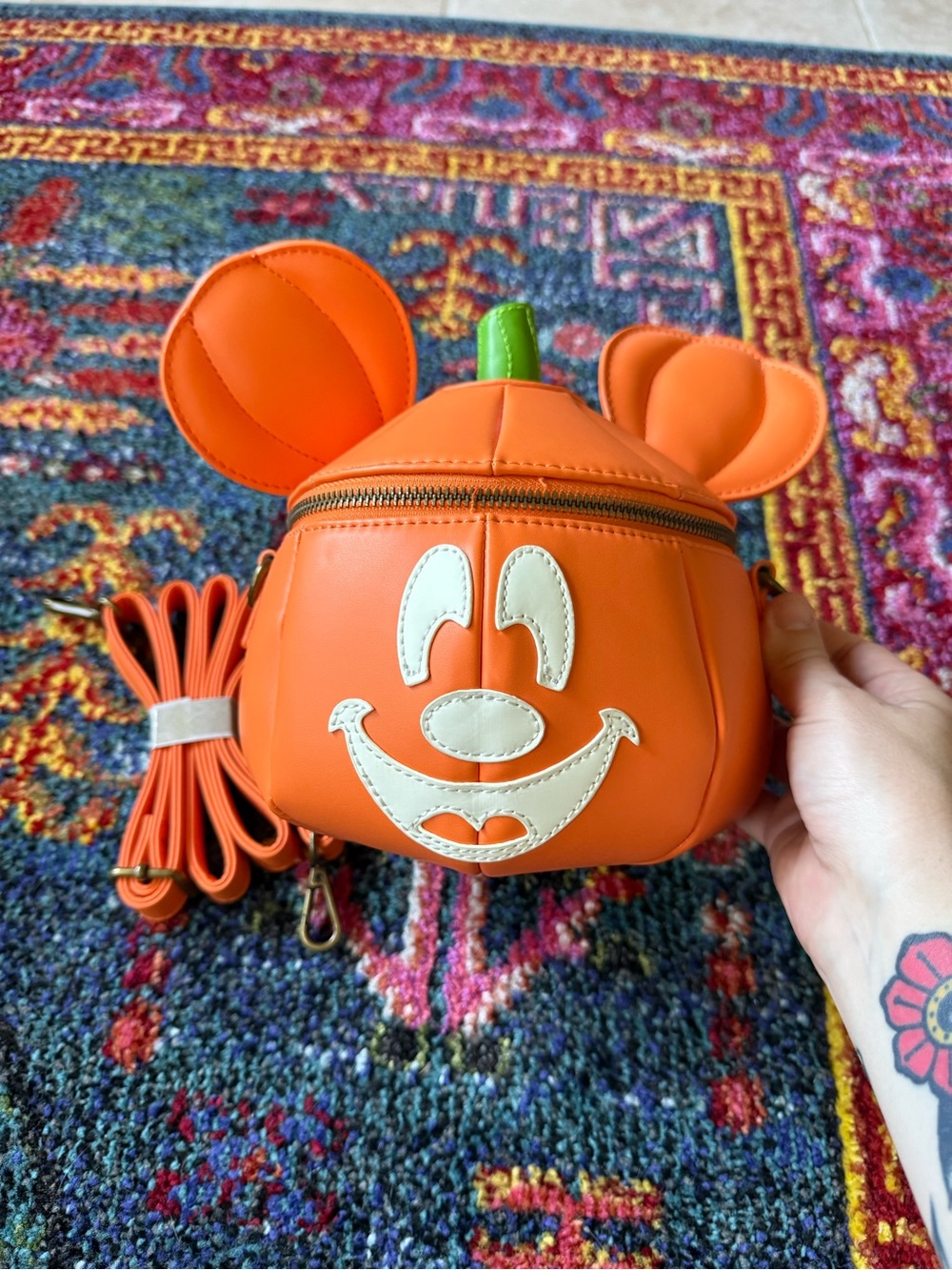 Loungefly Mickey pumpkin purse